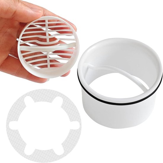 Foto: Allecto plus haarfilter voor douchegoot douchegoot set haarscherm haarvanger handig en universeel