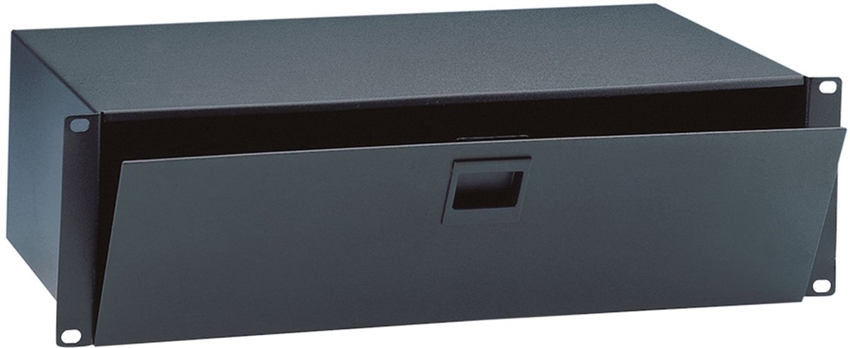 Adam Hall 19" Rackbox 3HE met springslot - Rack - Laden