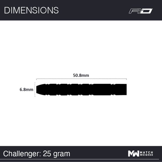 Red Dragon Gerwyn Price Iceman Challenger 80% - Dartpijlen van Red Dragon — afbeelding 2