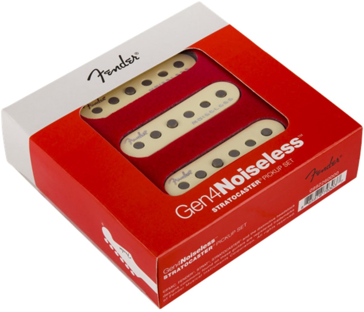 Fender Gen 4 Noiseless Strat Pick-Ups (Aged White) - Single-coil pickup voor gitaren