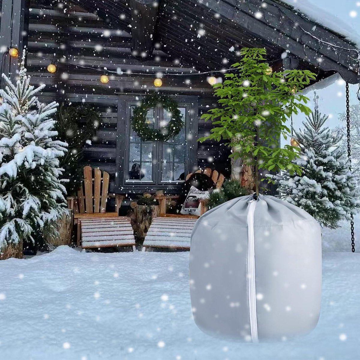 GIONAR Thermo-potbescherming voor planten, 70 x 65 cm, beschermtas, winterpotbeschermingszak met trekkoord voor vorstbescherming, plantenpotten, plantenpotten, plantenbak, tegen vorst en vocht, 2 GIONAR Thermo-potbescherming voor planten, 70 x 65 cm, beschermtas, winterpotbeschermingszak met trekkoord voor vorstbescherming, plantenpotten, plantenpotten, plantenbak, tegen vorst en vocht, 2