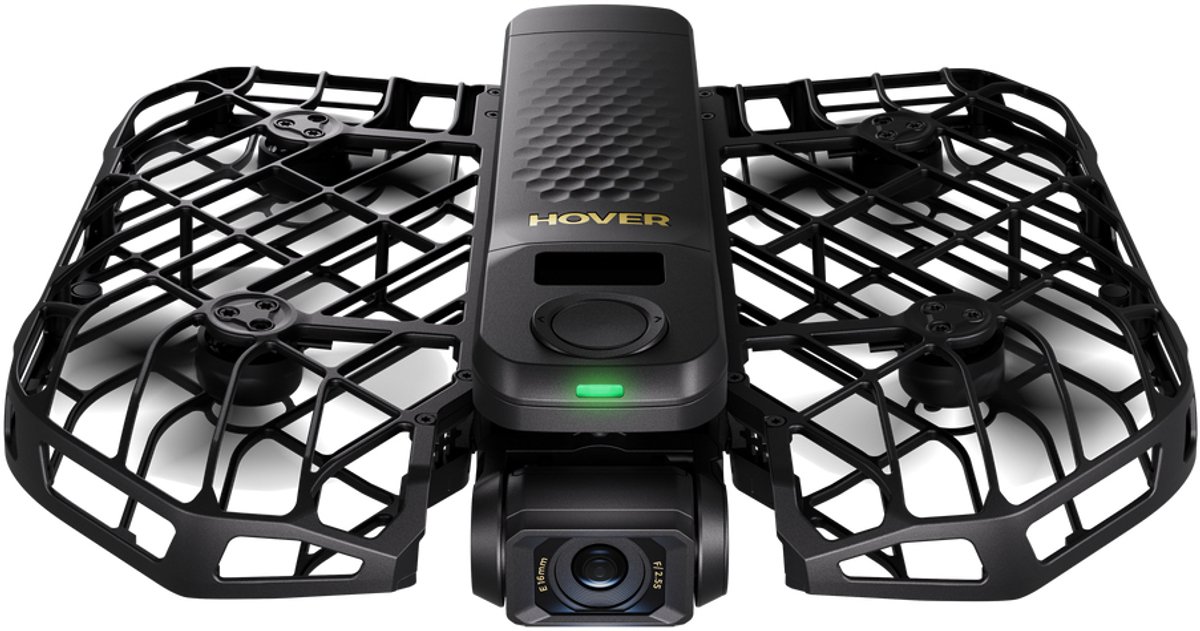HOVERAir X1 PROMAX Basic Combo - Selfie Drone - 8K Video - 12/48MP Camera - HDR 1000 - Opvouwbaar & Lichtgewicht (192g) - 64GB Intern Geheugen - Zwart