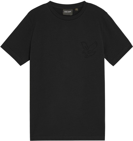 T-shirt d'hiver Lyle & Scott pour garçon - noir - brodé