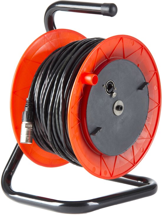 Dommel Computer Cable MUSIC STORE ECO CAT5 kabeltrommel 25m, Ethercon - Ethercon - Digitale ...