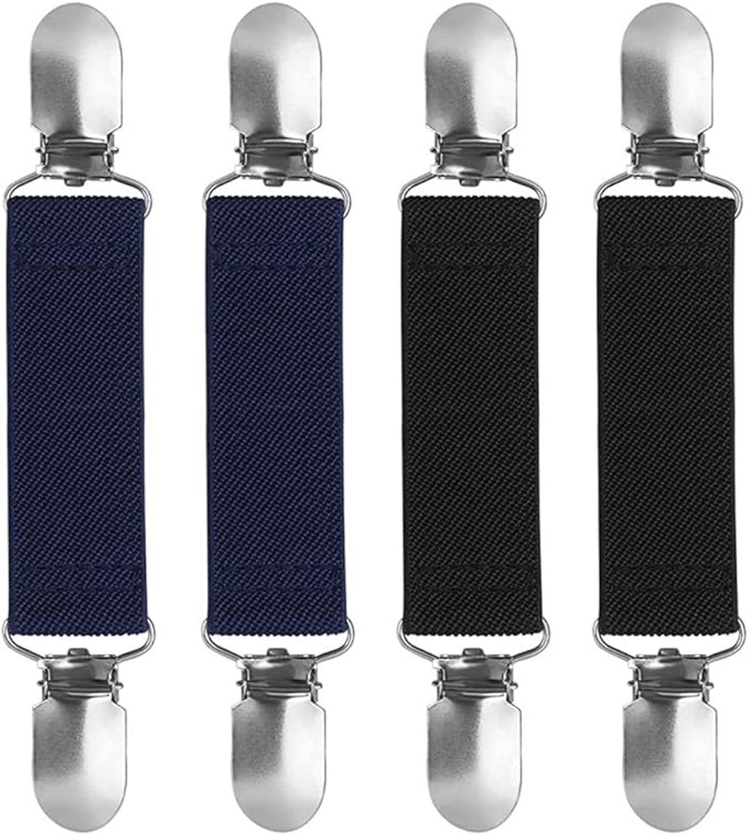 Wasknijpers - 4 Stuks Trui Clips - Elastisch, sweater, cardigan, clips, handschoenen, clips, wanten - Clips voor kinderen, peuters en volwassenen