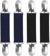8 stuks cinch clips voor kleding, nylon vestclips voor vrouwen mannen