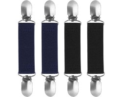 Wasknijpers - 4 Stuks Trui Clips - Elastisch, sweater, cardigan, clips, handschoenen, clips, wanten - Clips voor kinderen, peuters en volwassenen
