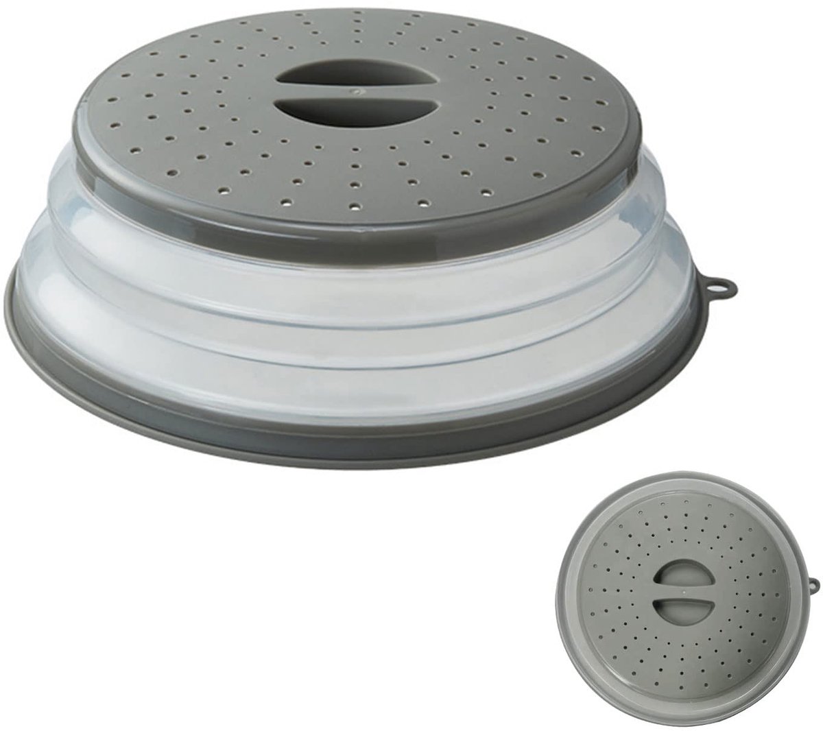 Ynkkvre - Magnetron Deksel - Opvouwbaar - Voor Voedsel - BPA-vrij Plastic en Siliconen - Multifunctioneel Keukengereedschap - Spatbescherming - Geschikt voor Water en Vaatwasser