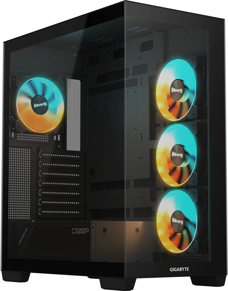 GIGABYTE C500 Panoramic Stealth midi tower behuizing