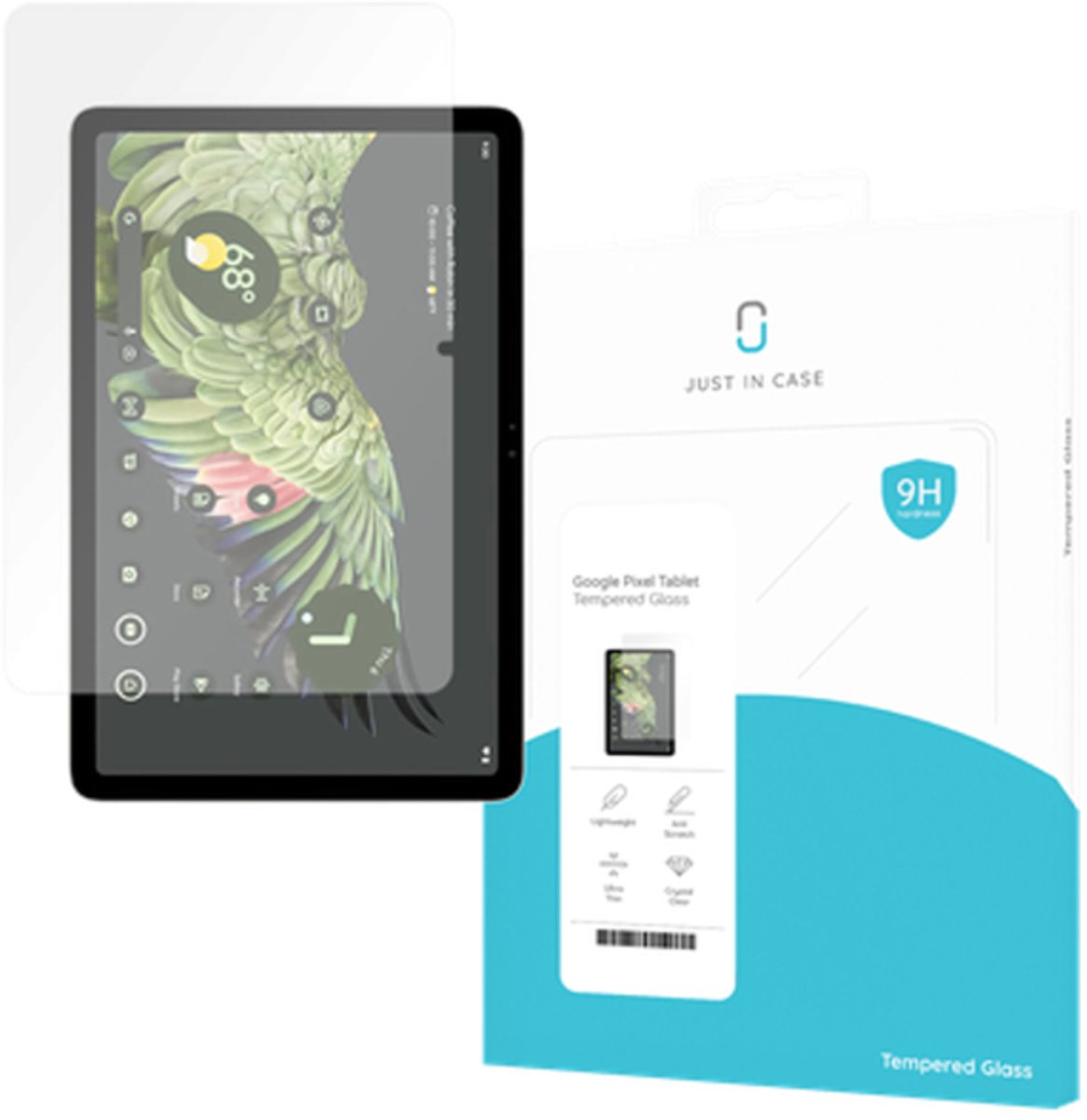 Just in Case Google Pixel Tablet Screenprotector Glas