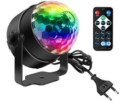 EXCITAT Disco Ball Party Light - Disco Light - Stroboscoop Podiumlicht - met Afstandsbediening - Muziekbediening - Geschikt voor DJ-lampen, Feestgadgets