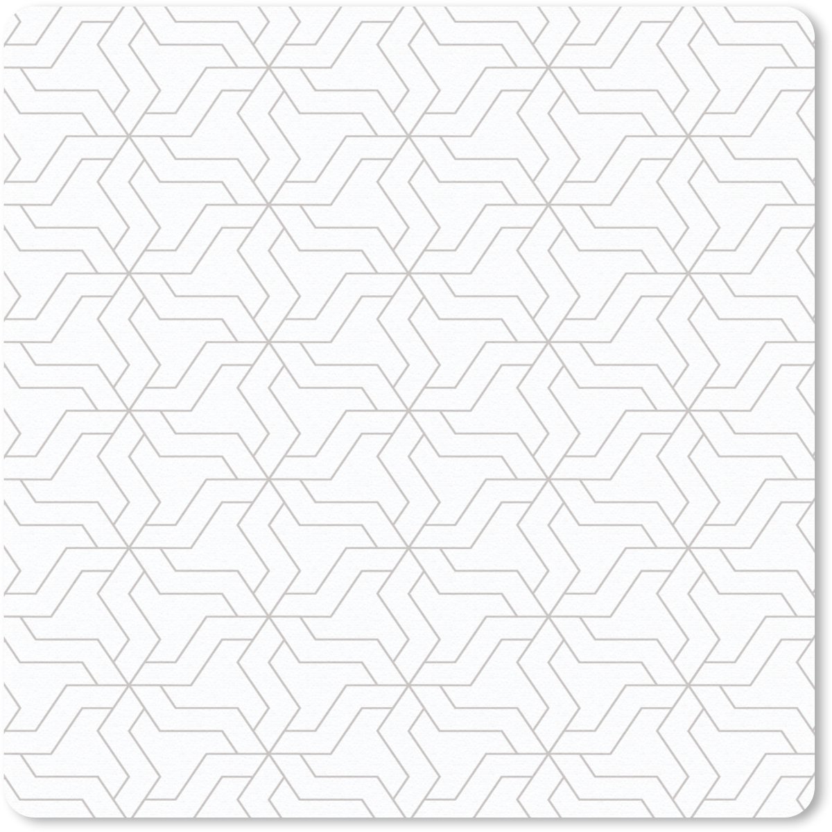 Muismat 20x20 cm - Mousepad Grafisch - Patroon - Modern - Muismatten