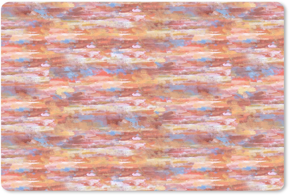 Muismat 27x18 cm - Mousepad Vloeiend - Olie - Verf - Kleur - Muismatten