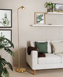 EGLO Rigomagno Vloerlamp - GU10 - 151 cm - Brons - Kantelbaar