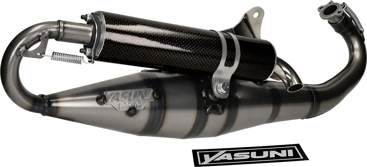Uitlaat Yasuni C16 Carbon Piaggio 2 Takt