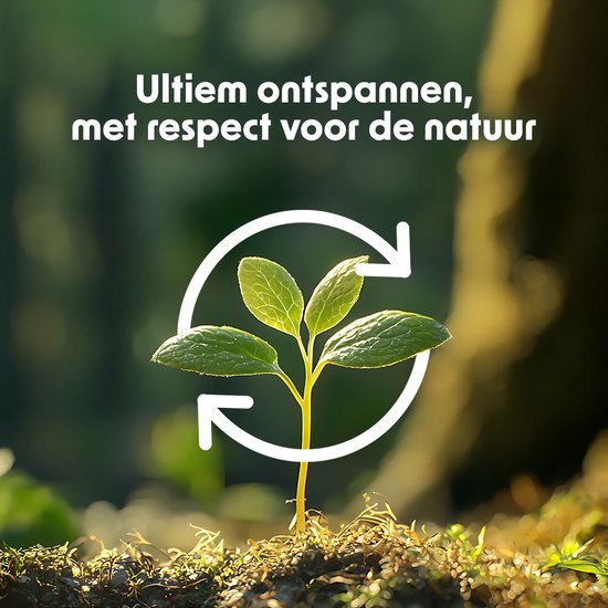 Groene spruit ontkiemt met een cirkelvormige pijl eromheen, symbool voor duurzaamheid.