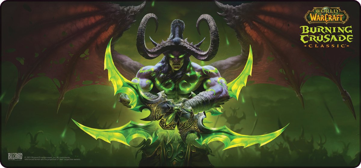 World of Warcraft Burning Crusade - Gaming Muismat XL - Illidan