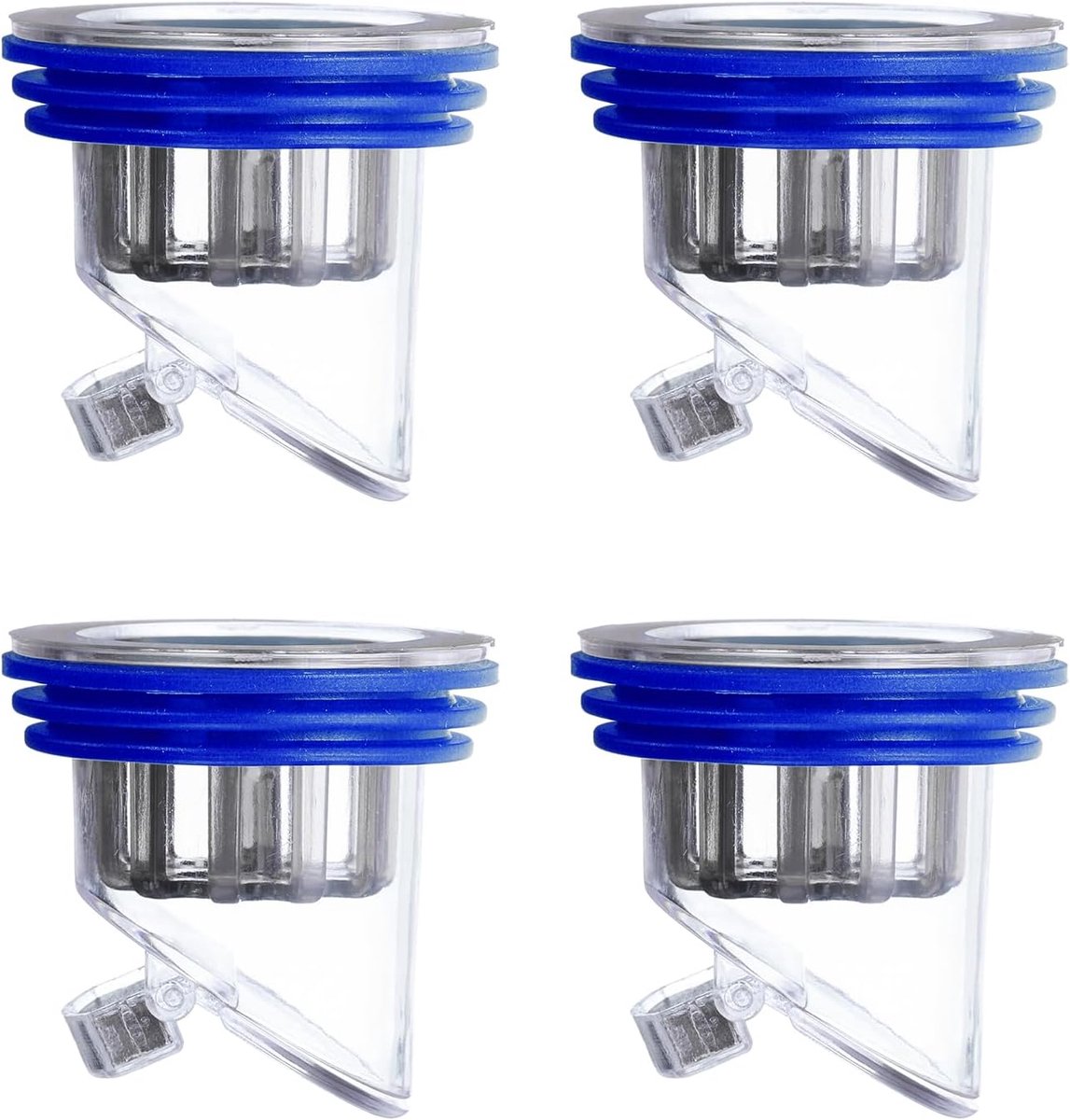 Geurafsluiter voor douche - 4 stuks - Geurafsluiter - 1,3"-1,8" - Geurbestendige vloerafvo
