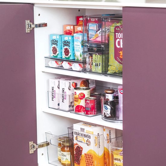 Plateau Multi -usages So Clever, Medium , transparent et empilable | Sans BPA