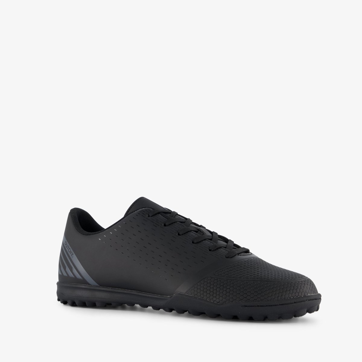 Dutchy Goal Turf heren voetbalschoenen zwart - Maat 44 - Uitneembare zool