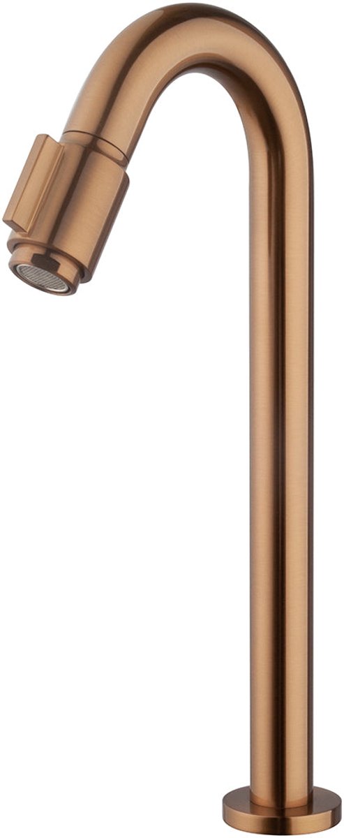 AquaVik Fonteinkraan XL Klinga 1/2'' Nordic Geborsteld Brons Koper