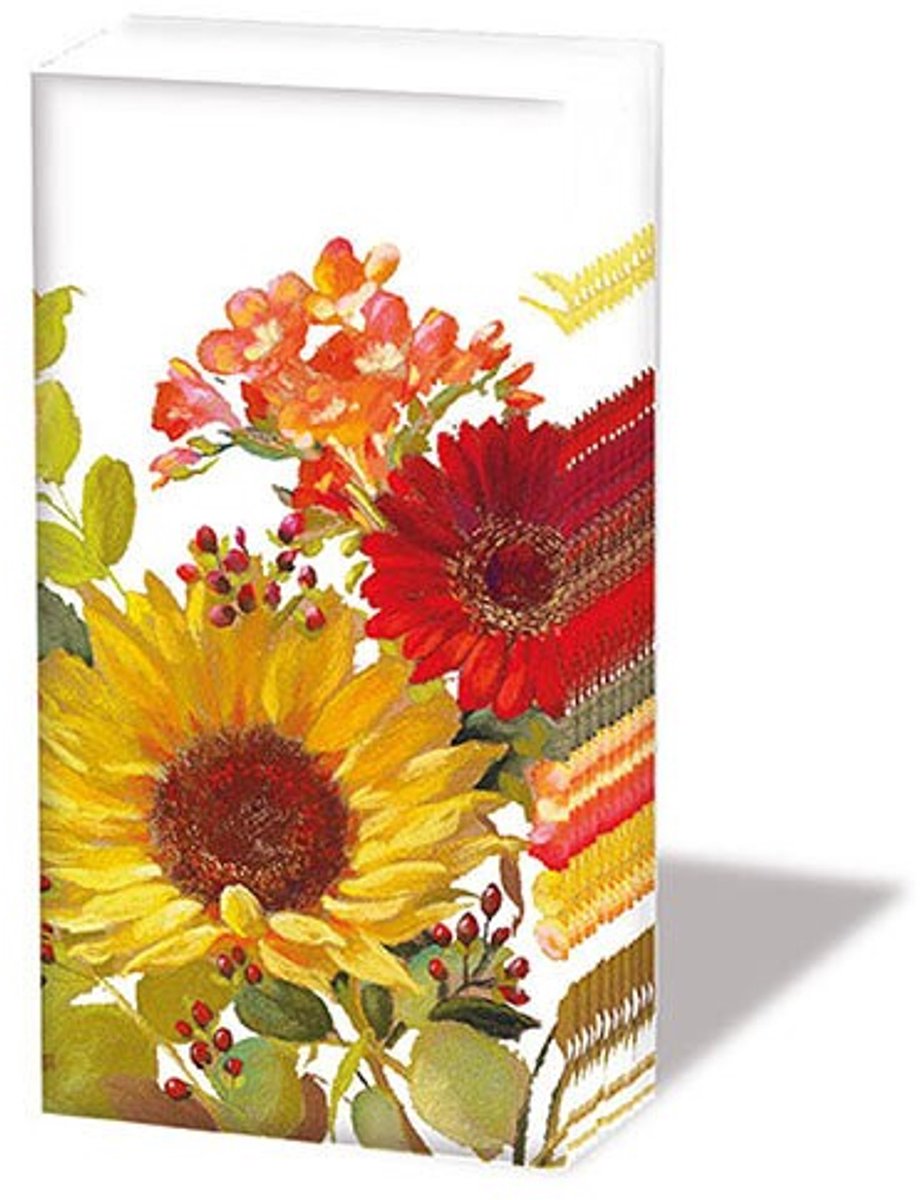 Ambiente - Zakdoeken - Sunny Flowers Cream