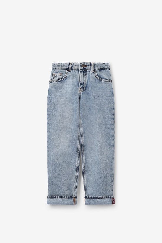 Lichtblauwe Straight Leg Jeans