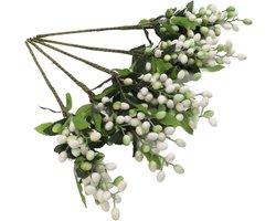 Artificial Berry Steps Artificial Berries Multifunctional for Study Room (White)