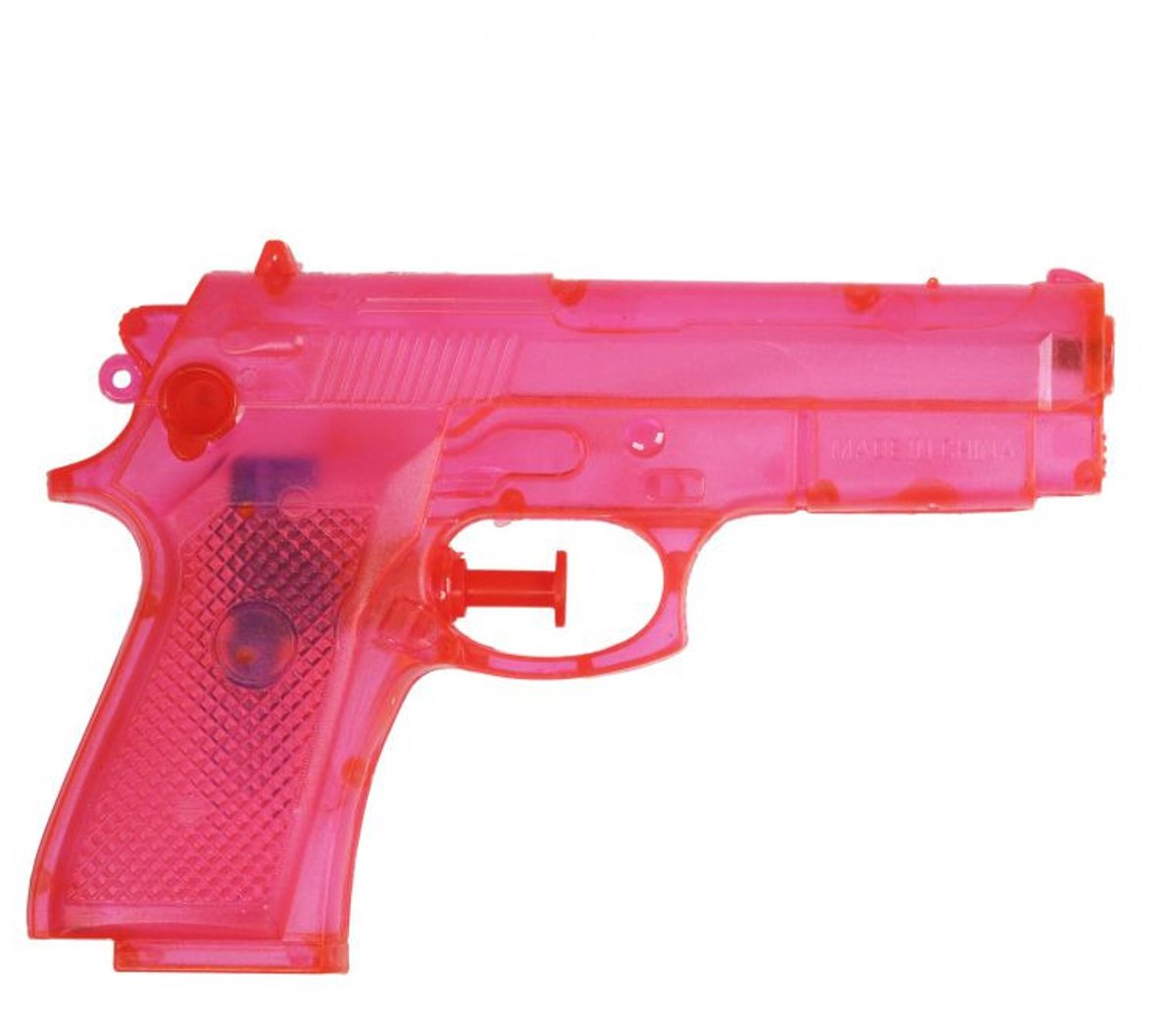 Waterpistool setje - 4x stuks - roze en oranje - basic model - pistooltjes - 14 cm