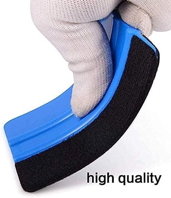 Foto: Plastic vilt rand squeegee 2 stks vinyl wrap zuigmond auto vinyl wrap applicator schraper craft mini zuigmond decal applicator behang smoothing tool window tint squeegee