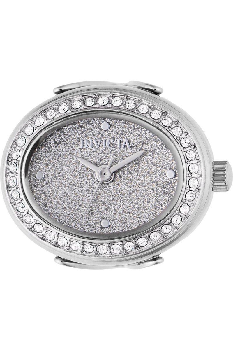 Invicta Mini 49594 Dames Horloge - Waterdicht - Analoog - Quartz Uurwerk - Roestvrij Staal met zilveren Wijzerplaat - 24mm