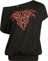 T-shirt femme Game Of Thrones La Maison du Dragon - noir - L