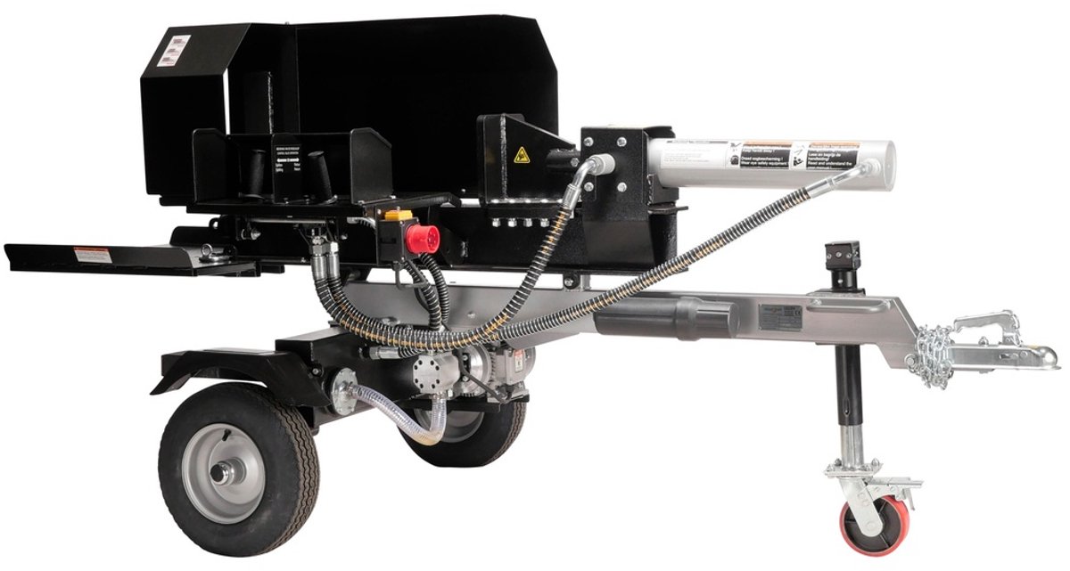 Elektrische houtklover 22 ton horizontaal