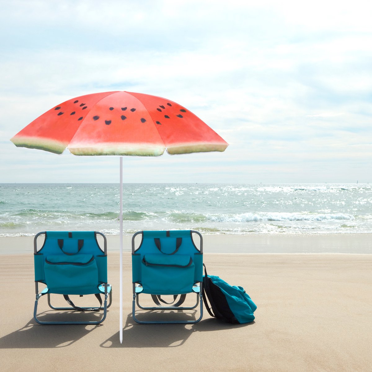 Makito Strand parasol Watermeloen - D160 cm thumbnail 3
