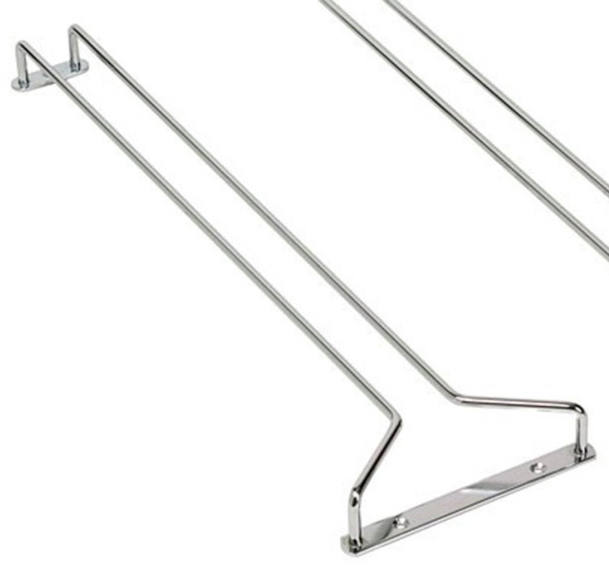 Glazenrek chroom, wijnglashouder - 415x115 mm