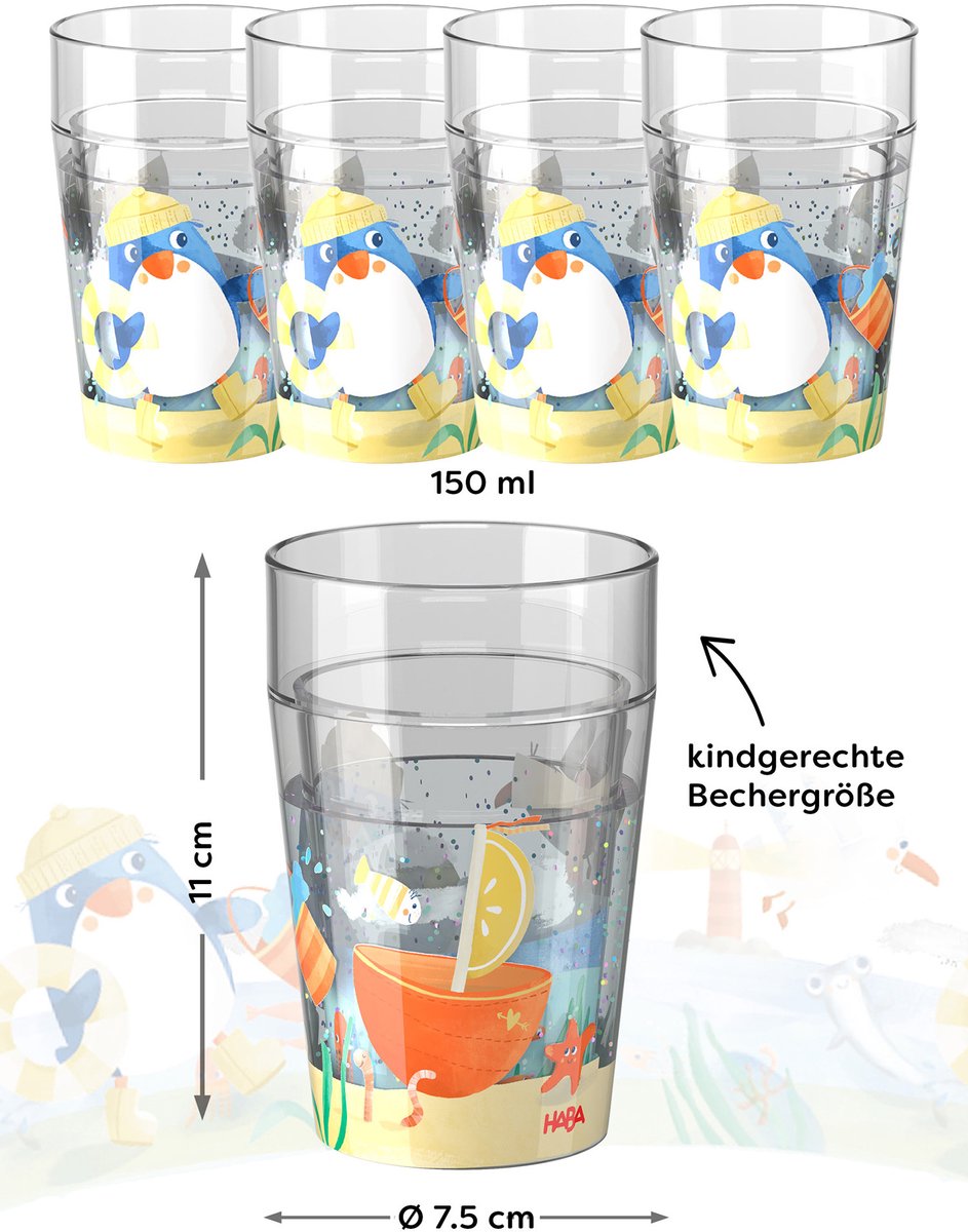 HABA Becher Glitzerbecher