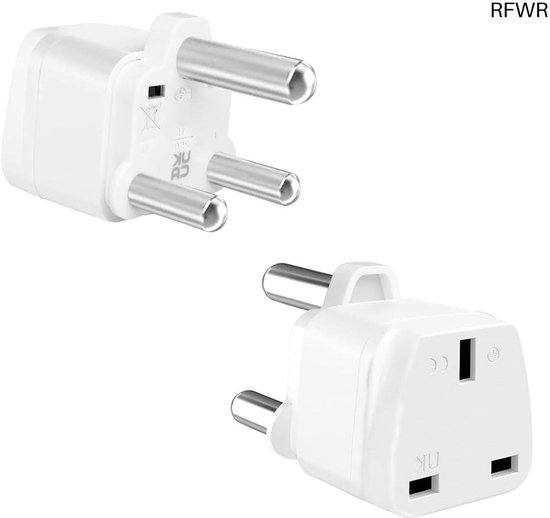 1PC Duitsland naar Zuid-Afrika adapter, reisadapter type M met 3 USB en 1USBC, stopcontactadapter voor Zuid-Afrika Namibië, Lesotho, Mozambique