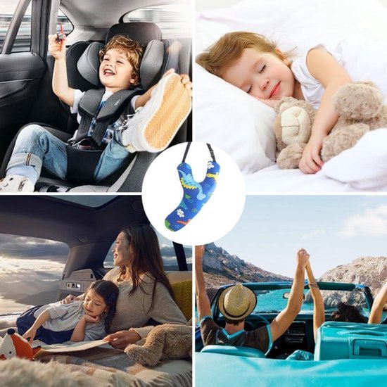 Travel Pillow for Kids Toddlers Soft Animal Cartoon U Shape Travel Neck Pillow f