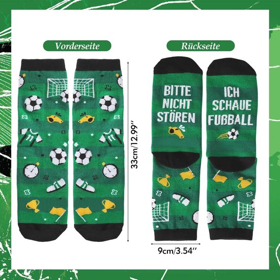 Allecto Plus - Grappige Sokken voor Heren | Vaderdag en Verjaardagscadeau | Mannen | Herensokken met Spreuk | Voetbalsokken | Kerstcadeaus | Eén Maat van Allecto Plus — afbeelding 4