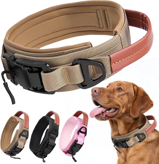 halsband grijs - hondenhalsband - halsbanden hond