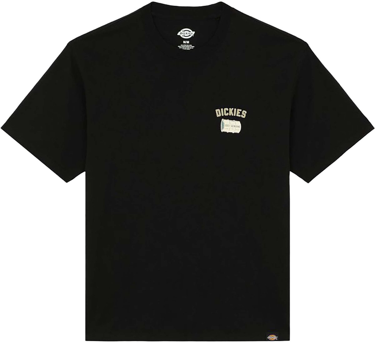 Short Sleeve Crew Neck Graphic Tee T-Shirts Zwart