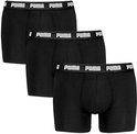 Drie zwarte Puma boxershorts met witte PUMA-band