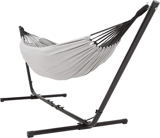VITA5 Hangmat met frame voor 2 personen, 205 kg, met beker- en