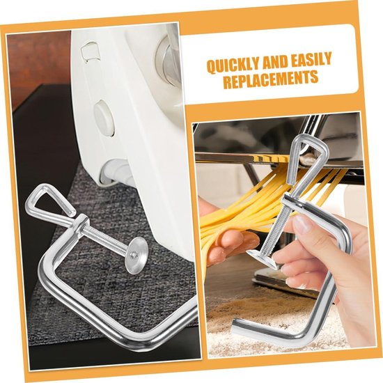 2 stuks pastamachine accessoires - Clip en reserveonderdeel verstelbare klem — afbeelding 2