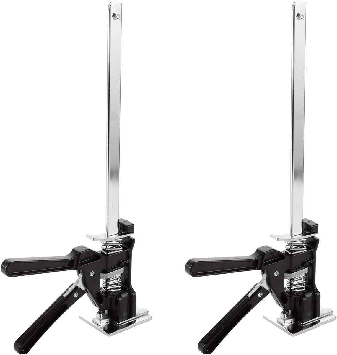 Set van 2 werkbesparende arm - 240 kg - hoogteregelaar - hefhoogte 25 cm - armhandgereedschap - lift met schaal - handhefgereedschap - hefbruggen - hefmechanisme - deuren houten - handig gereedschap - tilhulp - verstelbare arm