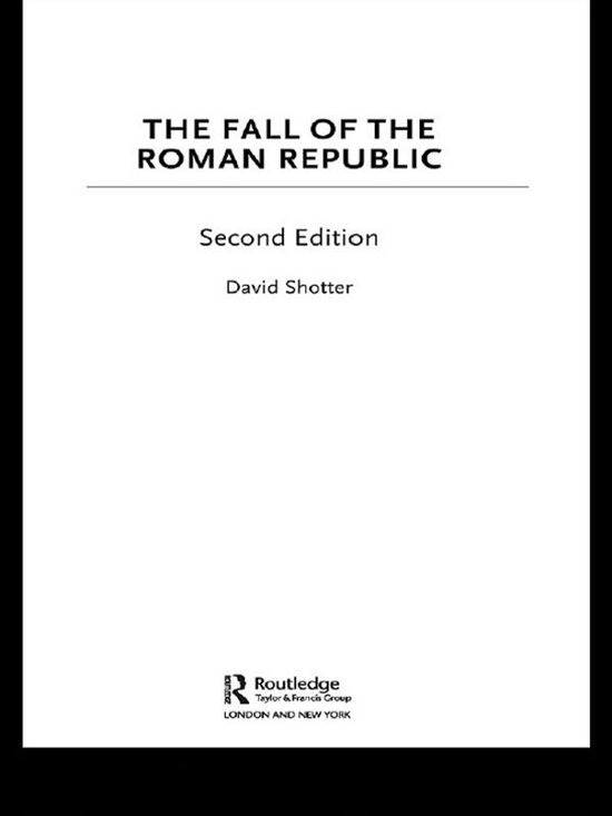 Lancaster Pamphlets in Ancient History - The Fall of the Rom ... - cover