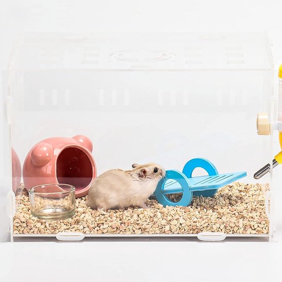 Hamster House Rainbow Bridge Training Toy Cage Seesaw Swing - 5 Stuks ...