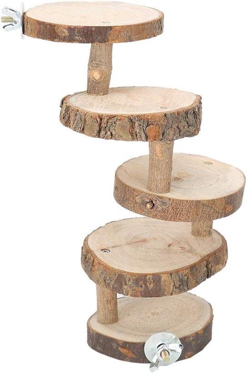 Ladder 5 Layers Wooden Climbing Stairs for Hamsters, Guinea Pigs, Rats – Small Animal Cage Accessories Ladder 5 Layers Wooden Climbing Stairs for Hamsters, Guinea Pigs, Rats – Small Animal Cage Accessories