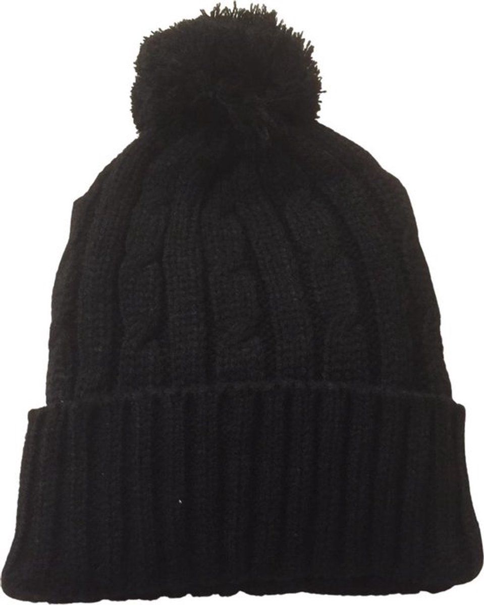 Premium Kwaliteit Dames Muts / Beanie - Hoogwaardige kwaliteit | Zwart