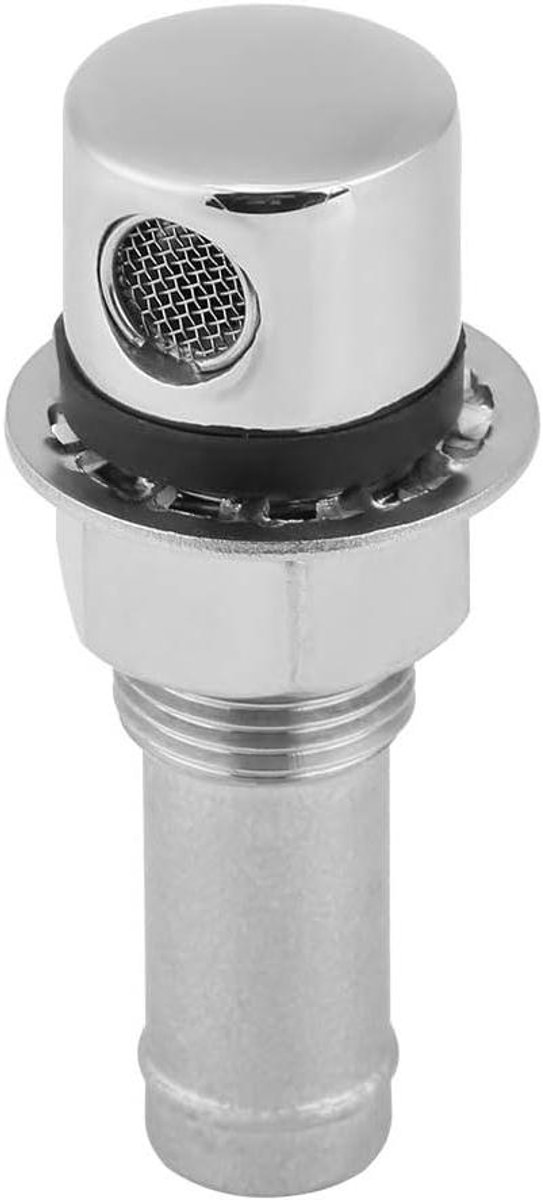 Allecto Plus - Brandstoftank ontluchter RVS Marine Boot met montagepakking - Brandstoftank ontluchter Hardware Accessoires - Roestvrijstalen Brandstoftank ontluchter met Fittingpakking